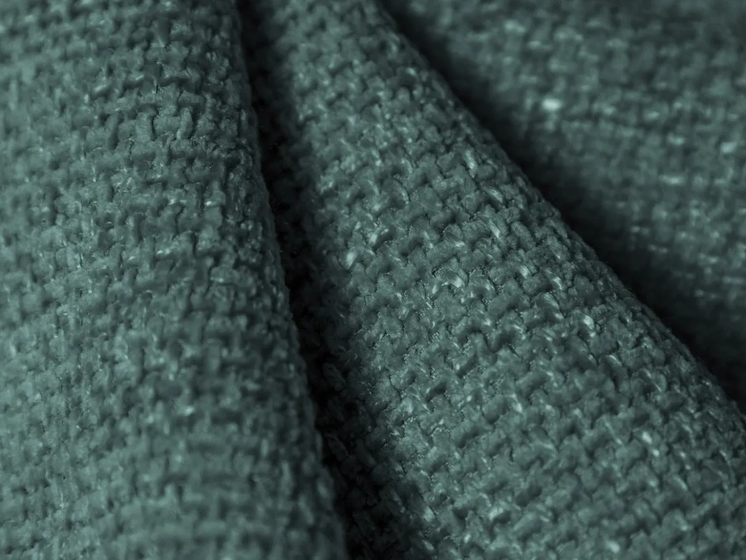Cosmopolitan Design - Poltrona "Arendal" em tecido chenille petróleo - 124x102x70cm