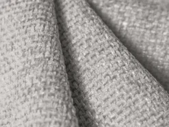 Cosmopolitan Design - Poltrona "Arendal" em tecido chenille cinza claro - 124x102x70cm