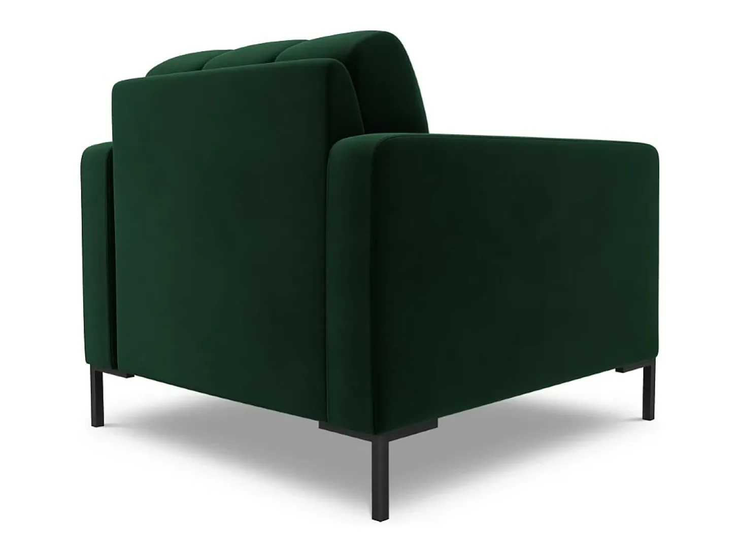 Cosmopolitan Design - Poltrona "Bali" em veludo verde garrafa - 87x92x75cm