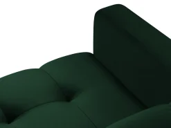 Cosmopolitan Design - Poltrona "Bali" em veludo verde garrafa - 87x92x75cm