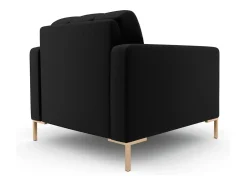 Cosmopolitan Design - Poltrona "Bali" em tecido estrutural preto - 87x92x75cm