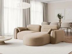 Cosmopolitan Design - Sofá modular de canto direito 