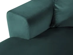Cosmopolitan Design - Sofá panorâmico convertível em linha reta com caixa de arrumação 