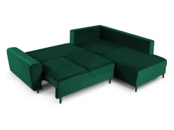 Cosmopolitan Design - Sofá convertível de canto direito com caixa de arrumação