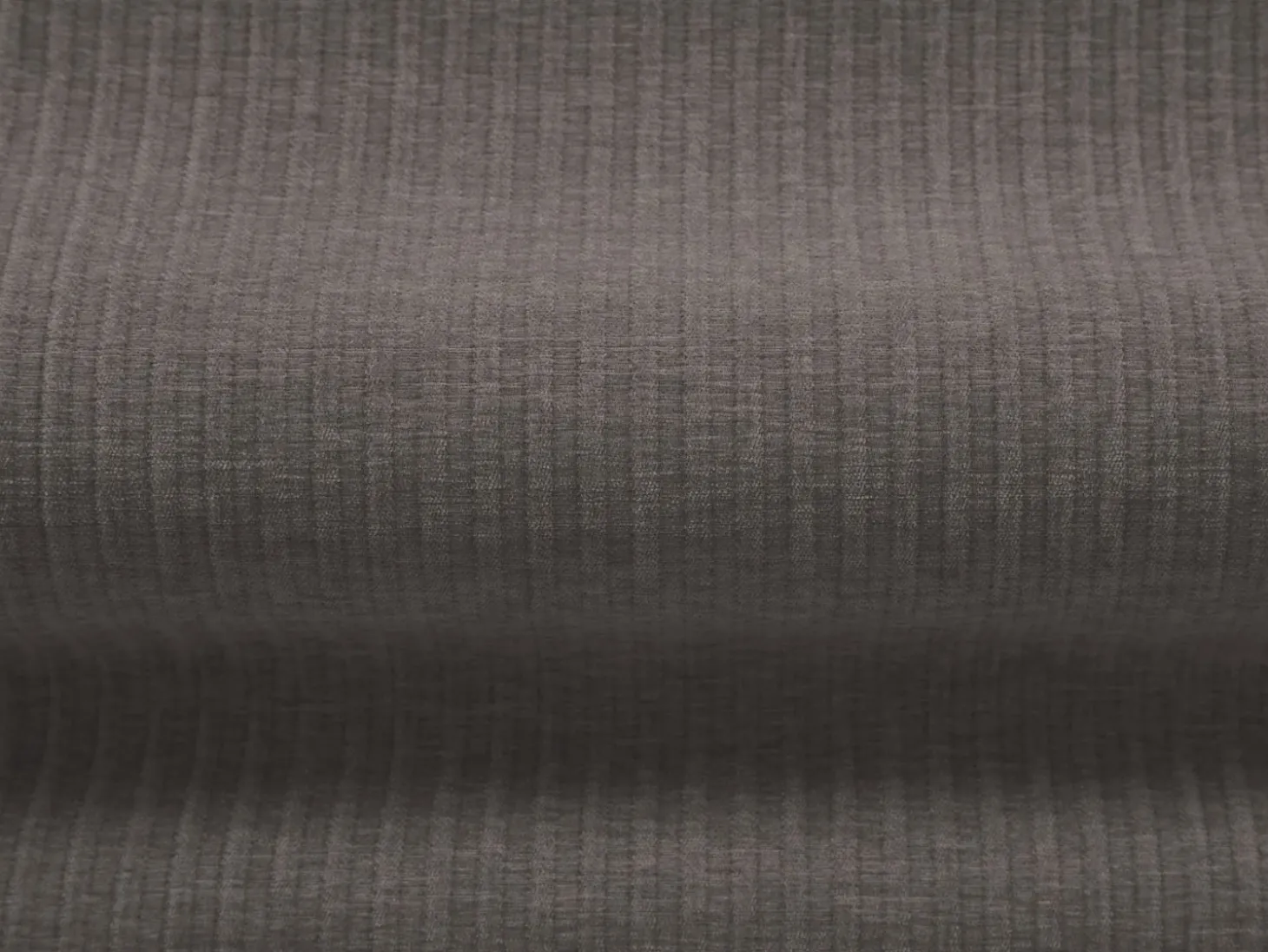 Cosmopolitan Design - Sofá "Arendal" 4 lugares em tecido chenille com efeito canelado cinza escuro - 244x102x70cm