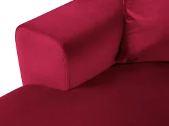 Cosmopolitan Design - Sofá panorâmico convertível em linha reta com caixa de arrumação 