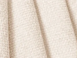 Cosmopolitan Design - Sofá "Tulum" 2 lugares em tecido chenille bege claro - 180x90x70cm