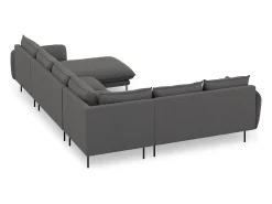 Cosmopolitan Design - Sofá de canto panorâmico à esquerda
