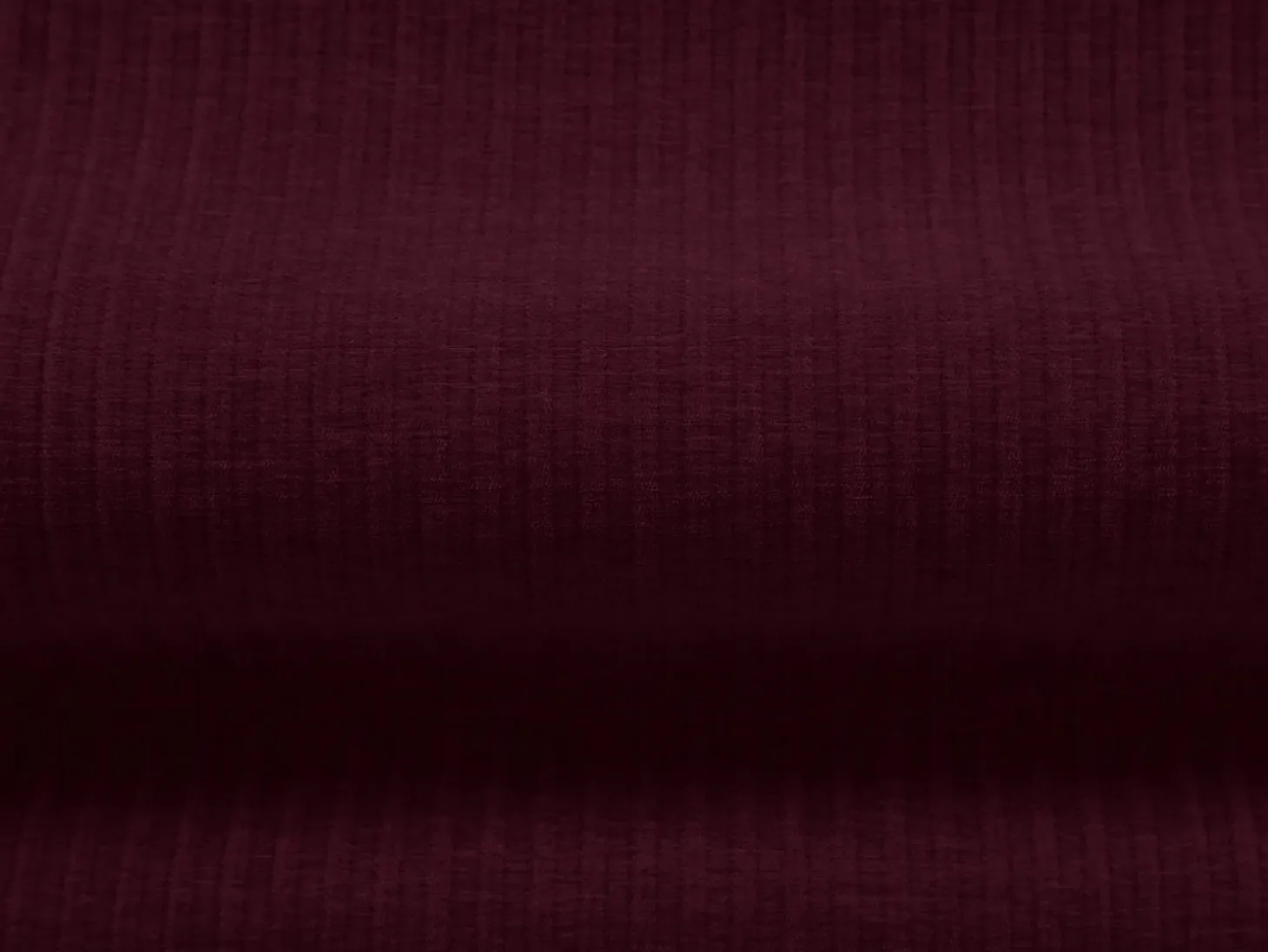 Cosmopolitan Design - Sofá panorâmico "Arendal" 6 lugares em tecido chenille com efeito canelado rubi - 364x166x70cm