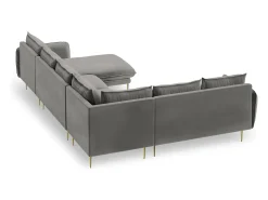 Cosmopolitan Design - Sofá de canto panorâmico à esquerda 