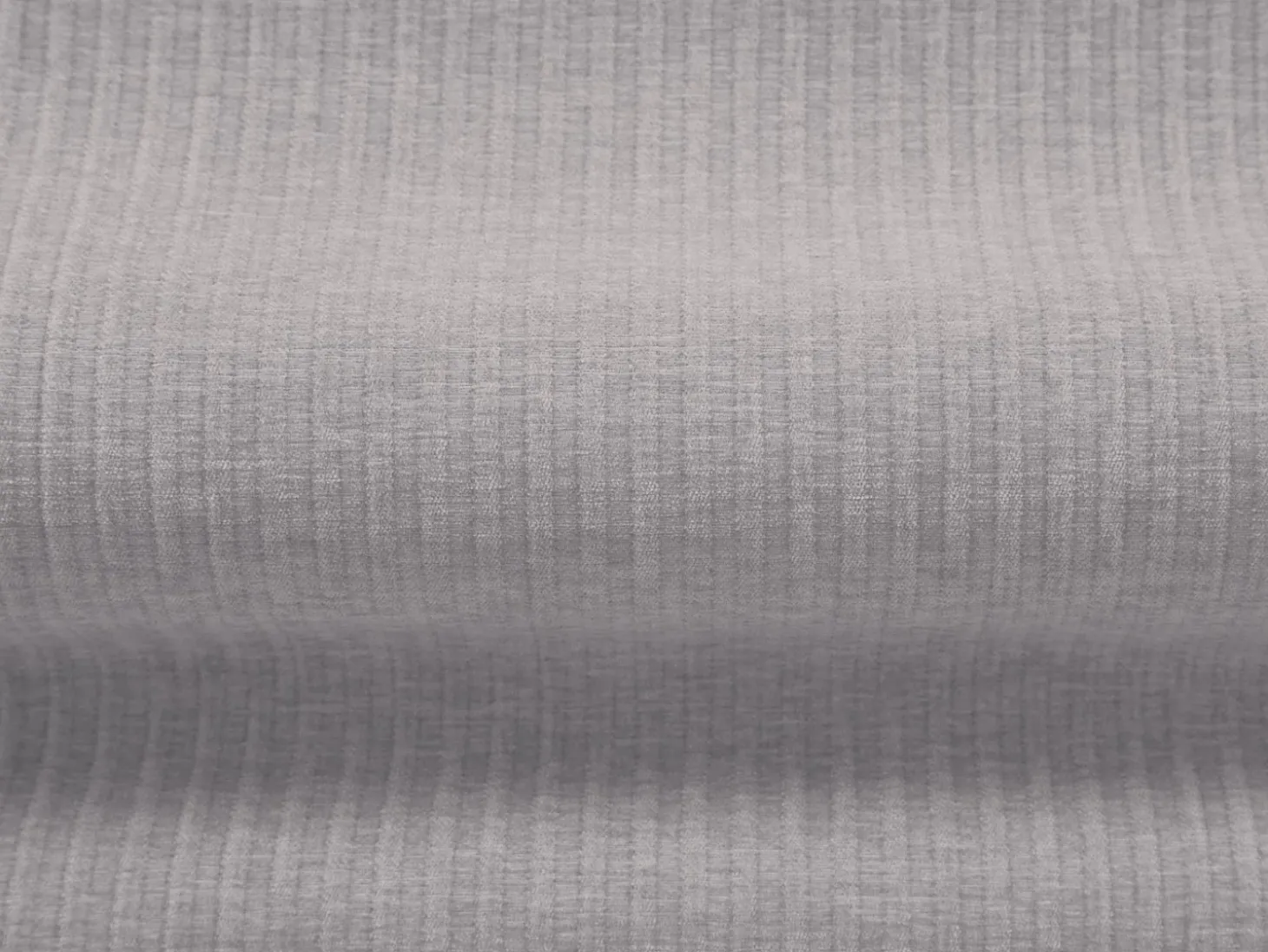Cosmopolitan Design - Sofá panorâmico "Arendal" 6 lugares em tecido chenille com efeito canelado cinza claro - 364x166x70cm