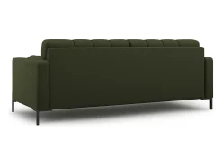 Cosmopolitan Design - Sofá "Bali" 4 lugares em tecido estrutural verde - 217x92x75cm