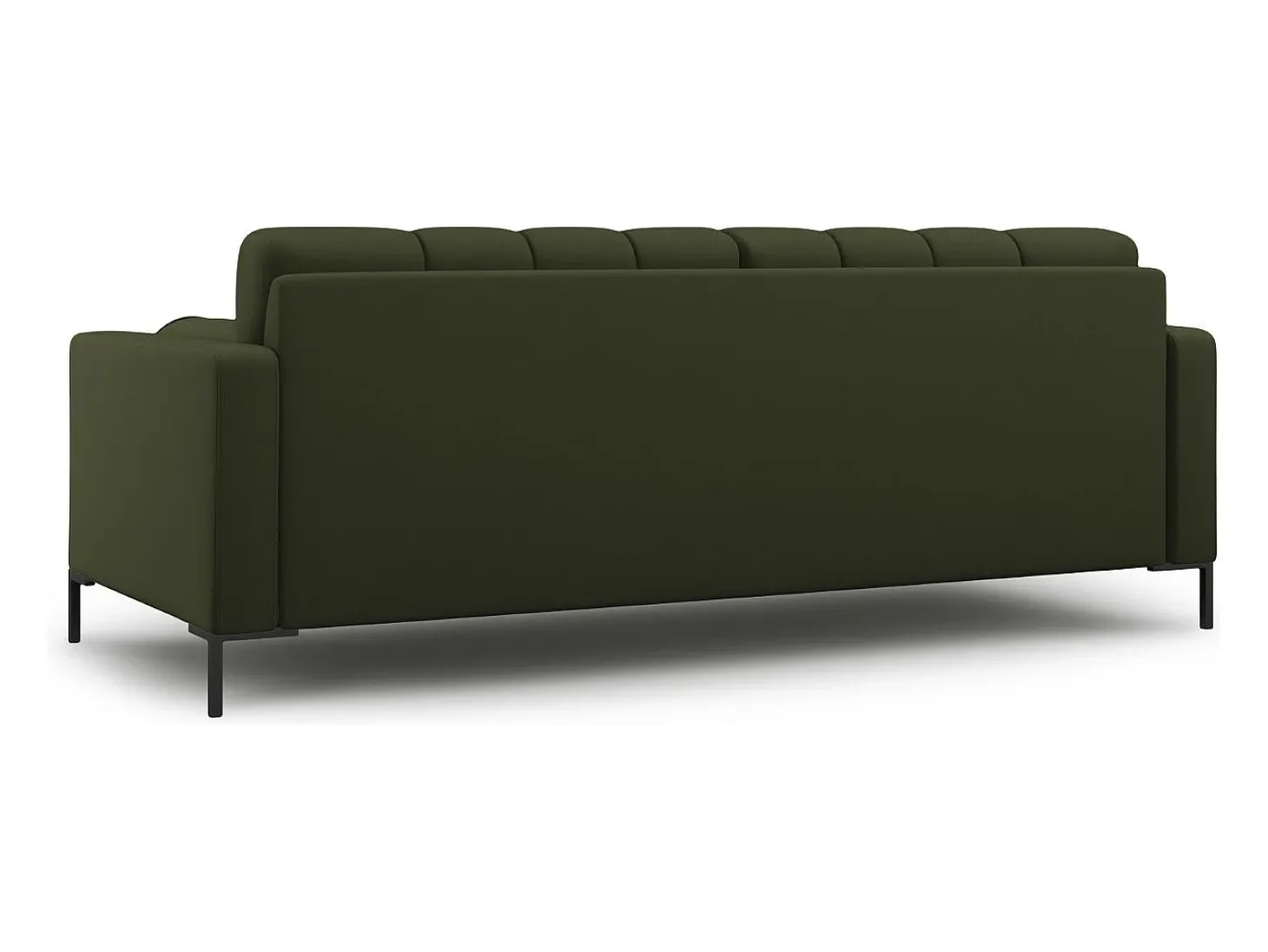 Cosmopolitan Design - Sofá "Bali" 4 lugares em tecido estrutural verde - 217x92x75cm