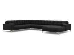 Cosmopolitan Design - Sofá de canto panorâmico à esquerda 