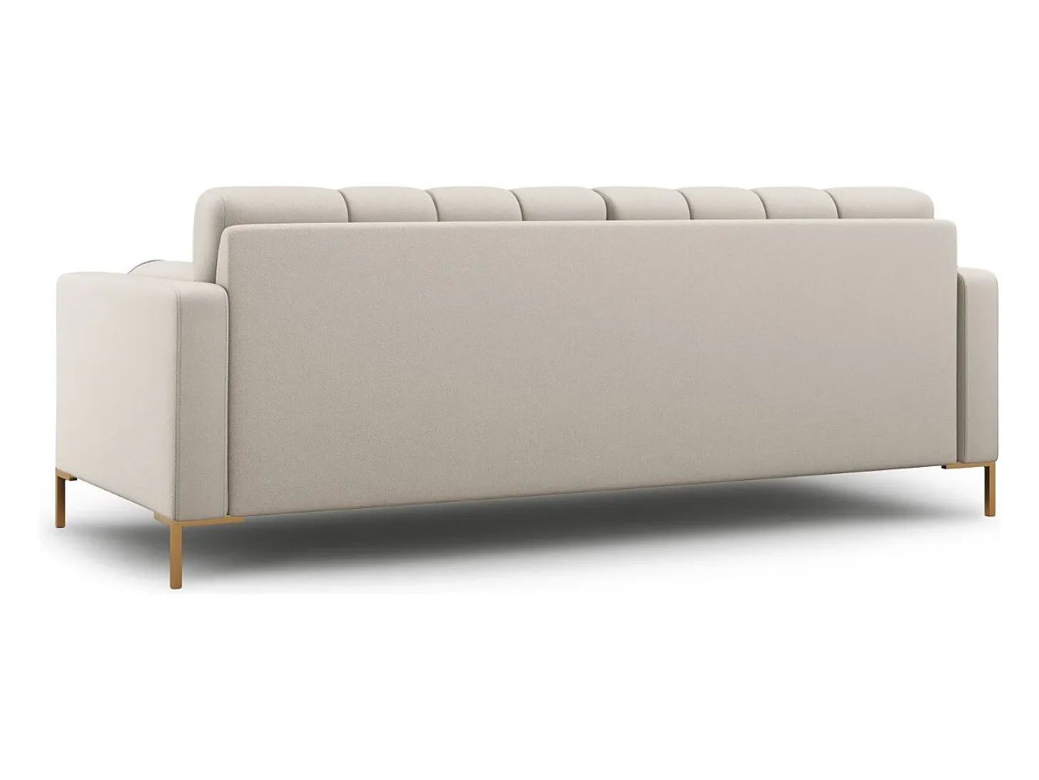 Cosmopolitan Design - Sofá "Bali" 3 lugares em tecido estrutural bege - 177x92x75cm