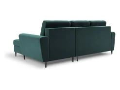 Cosmopolitan Design - Sofá convertível de canto direito com caixa de arrumação 