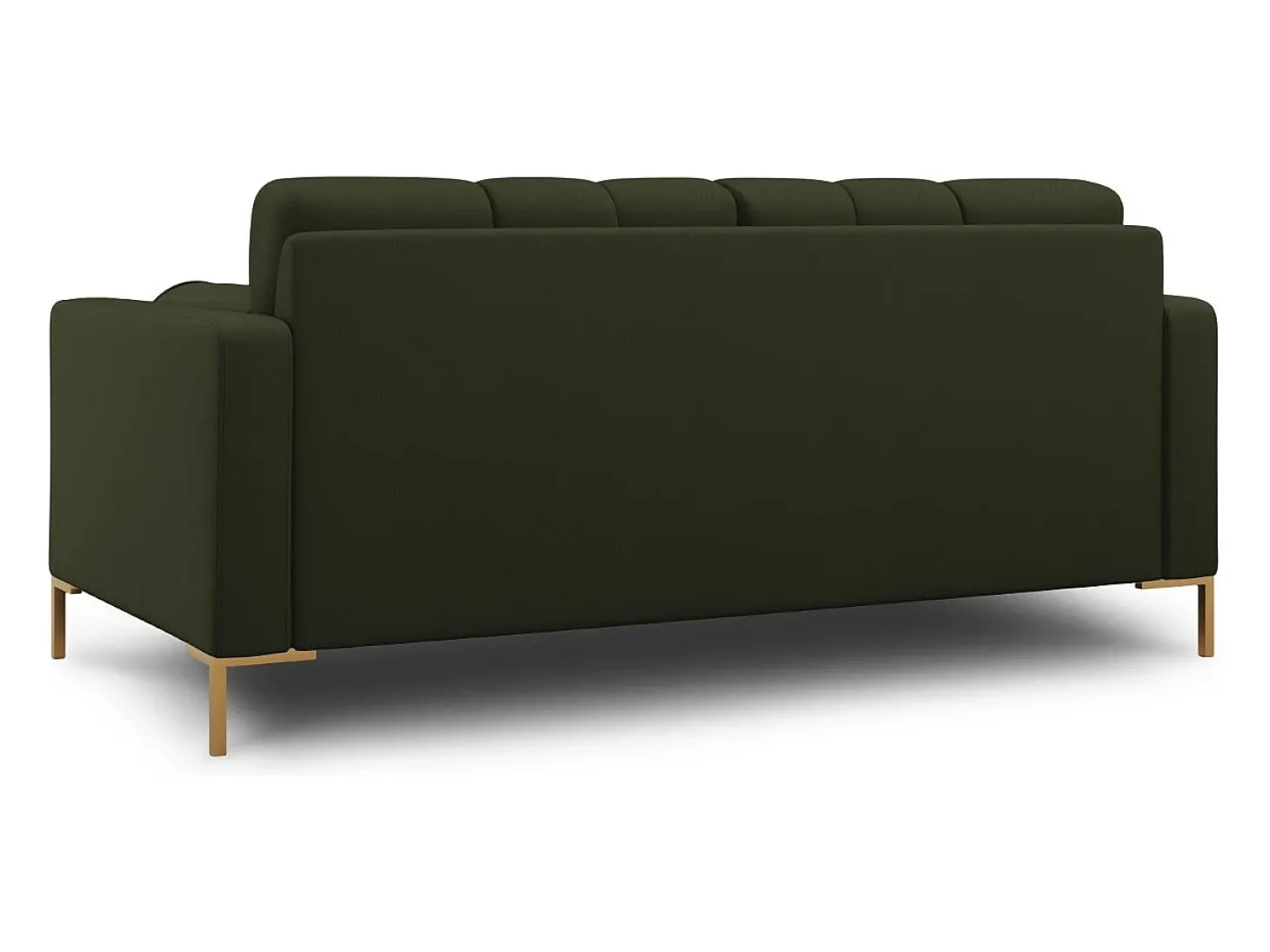 Cosmopolitan Design - Sofá "Bali" 2 lugares em tecido estrutural verde - 152x92x75cm