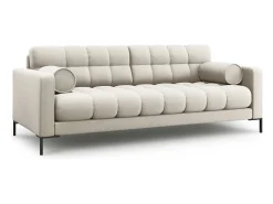 Cosmopolitan Design - Sofá "Bali" 3 lugares em tecido estrutural bege - 177x92x75cm