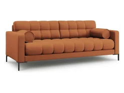 Cosmopolitan Design - Sofá "Bali" 3 lugares em tecido estrutural tijolo - 177x92x75cm