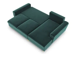 Cosmopolitan Design - Sofá convertível de canto direito com caixa de arrumação 