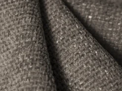 Cosmopolitan Design - Sofá de canto direito "Arendal" 5 lugares em tecido chenille cinza - 341x166x70cm