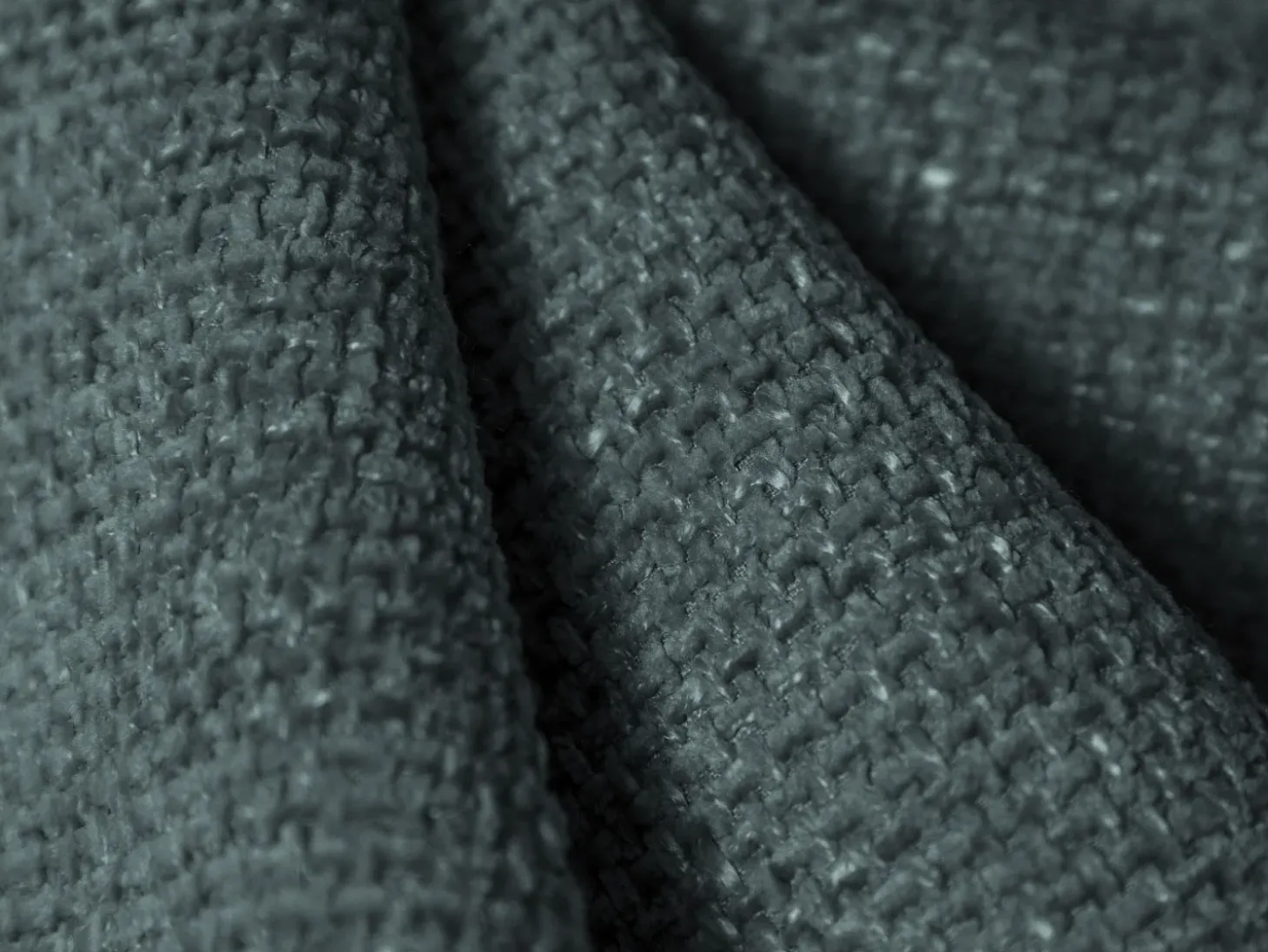 Cosmopolitan Design - Sofá "Nolio" 2 lugares em tecido chenille petróleo - 170x95x72cm