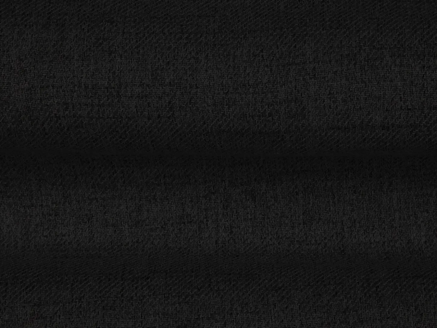 Cosmopolitan Design - Sofá de canto simétrico "Bali" 6 lugares em tecido estrutural preto - 256x256x75cm
