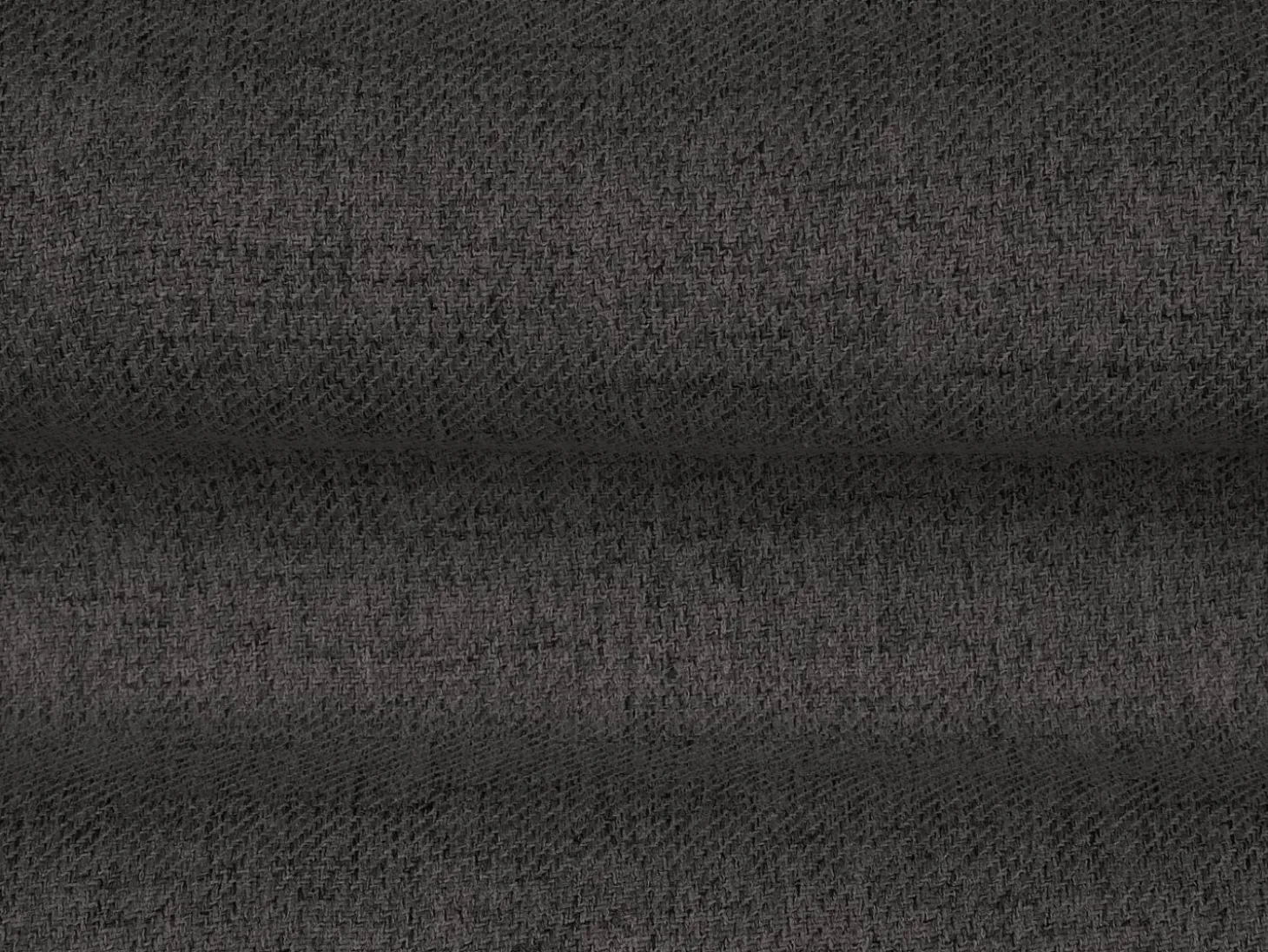 Cosmopolitan Design - Sofá de canto simétrico "Bali" 6 lugares em tecido estrutural cinza escuro - 256x256x75cm