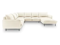 Cosmopolitan Design - Sofá de canto panorâmico à esquerda 