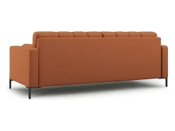 Cosmopolitan Design - Sofá "Bali" 4 lugares em tecido estrutural tijolo - 217x92x75cm
