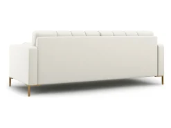 Cosmopolitan Design - Sofá "Bali" 4 lugares em tecido estrutural bege claro - 217x92x75cm