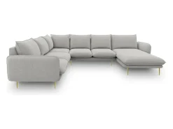 Cosmopolitan Design - Sofá de canto panorâmico à esquerda 