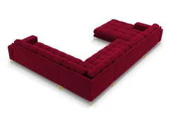 Cosmopolitan Design - Sofá de canto direito panorâmico 