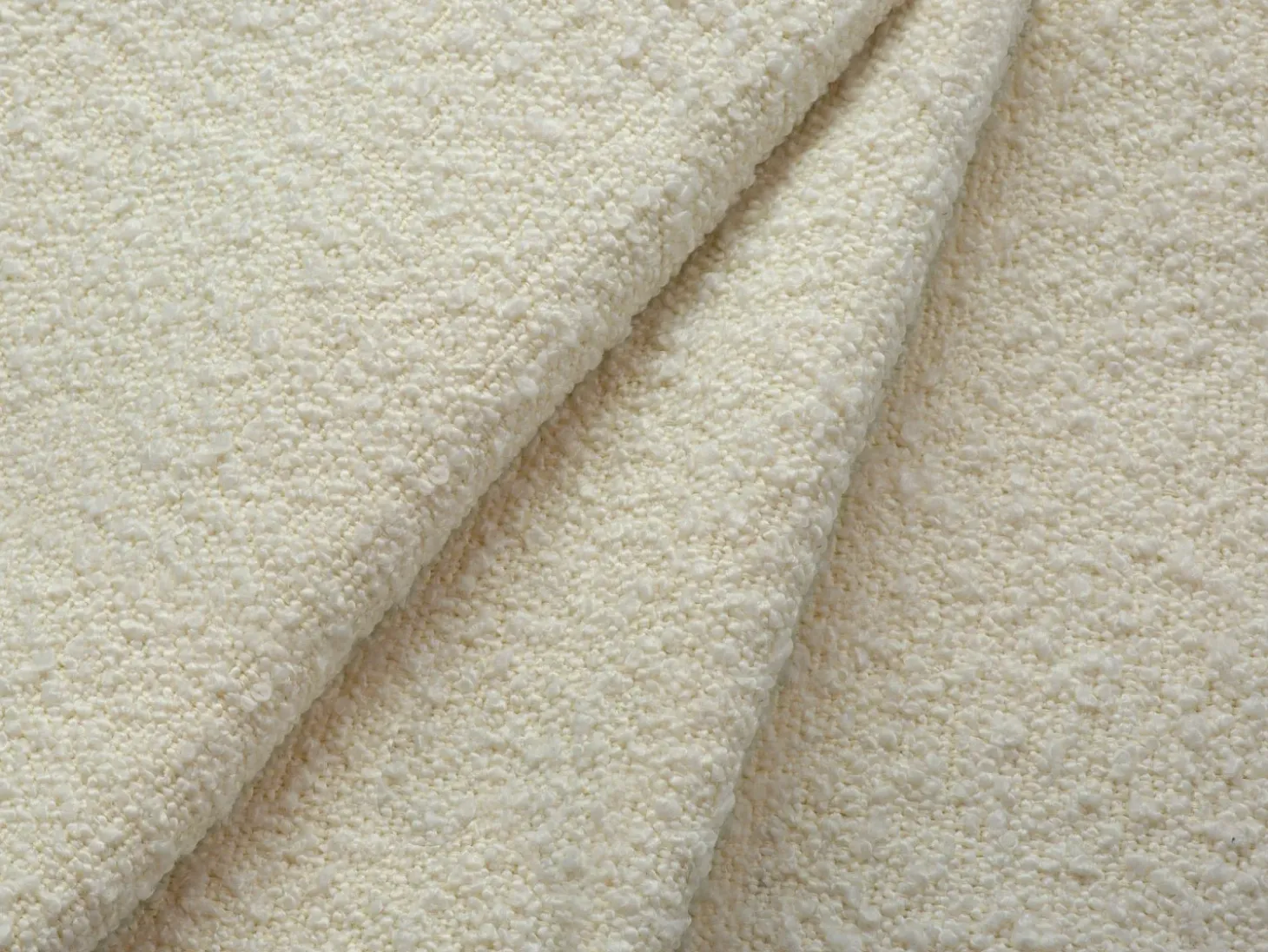 Cosmopolitan Design - Sofá de canto esquerdo "Vienna" 5 lugares em tecido bouclé bege - 255x170x95cm