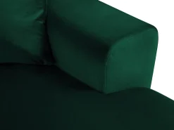 Cosmopolitan Design - Sofá panorâmico convertível esquerdo com caixa de arrumação 