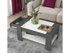 Couchtisch antracite/branco 99.6x58.8x48.2 august