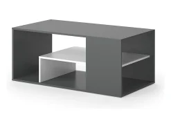 Couchtisch antracite/branco 110x59x47 edgar