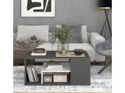 Couchtisch antracite/branco 110x59x47 edgar