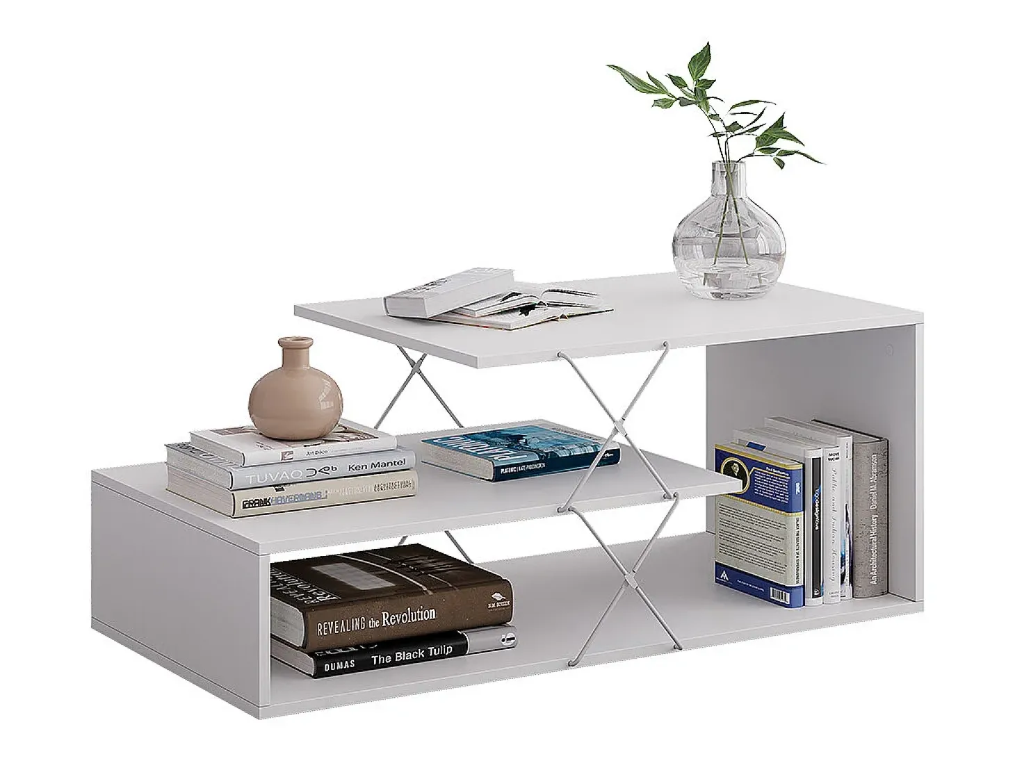Couchtisch branco 100x50x40.5 nario