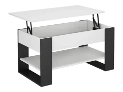 Couchtisch branco/antracite 92x51x47 lifto