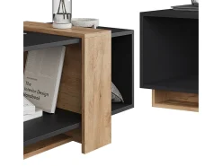 Couchtisch carvalho antracite/goldkraft 91.8x49x45 aven