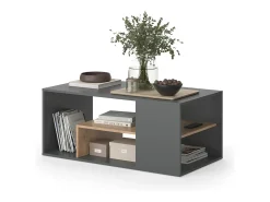 Couchtisch carvalho antracite/goldkraft 110x59x47 edgar