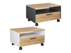 Couchtisch carvalho antracite/goldkraft 70x52.4x40 bibo