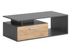 Couchtisch carvalho antracite/goldkraft 118x59x39.8 roland
