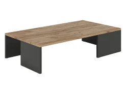 Couchtisch carvalho antracite/goldkraft 90x50x21.4 hardi