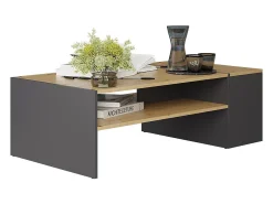 Couchtisch carvalho artesanal/antracite 110x60x36 rubby