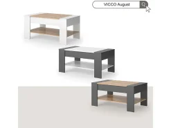 Couchtisch carvalho branco/dourado 99.6x58.8x48.2 august