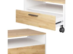 Couchtisch carvalho branco/dourado 70x52.4x40 bibo