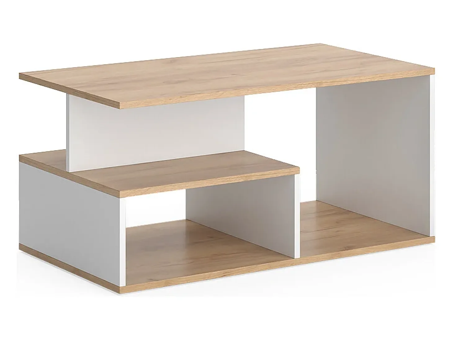 Couchtisch carvalho goldkraft/branco 90x49.4x43.8 hasso