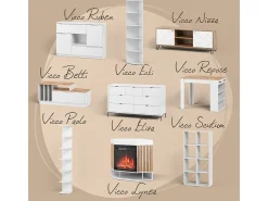 Couchtisch carvalho goldkraft/branco 90x49.4x43.8 hasso